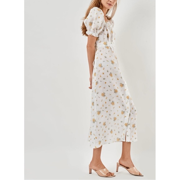 The Sleeper Brigitte Linen Maxi Dress in Mimosa. XS. EUC - Picture 2 of 11